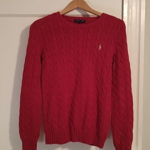 Vintage Ralph Lauren Cotton Cable Knit Sweater
